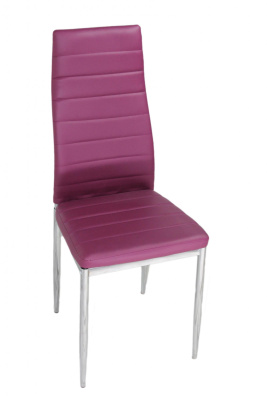 Стул обеденный F-261-3 хром (Фиолетовый)