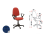 Кресло офисное Норд ТК-10 (Синий/Черный)